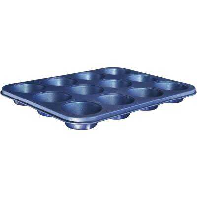 Goodcook 04031 Muffin Pan, Round Impressions, Steel, 12